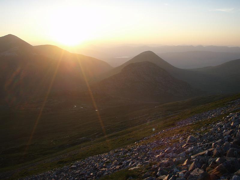 Sunset over Stob Ban.jpg